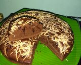 Foto langkah ke 5 dari resep Bolu coklat (modifikasi nutricake brownis coklat).