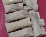 Foto langkah ke 3 dari resep Lumpia piscok(pisang coklat).
