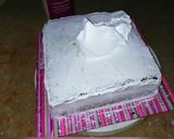 A picture of step 5 of Fresh vanilla chocolate cake.