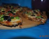 A picture of step 11 of Potato pizza  پتیزا سیب زمینی.