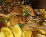 Gambar langkah 3 resipi Sup Ikan Masin Terung Asam.