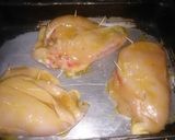 Foto del paso 3 de la receta: Pechugas de pollo rellenas de panceta y quesos