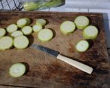 Foto del paso 1 de la receta: Aros de Zucchini con Salsa de Mayonesa