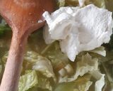 Kelkáposztafőzelék húsgombóccal recept fázis 4 fotója