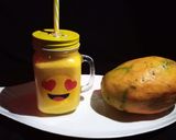 A picture of step 2 of Mango lassi.