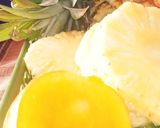A picture of step 1 of Mango pineapple smoothie.