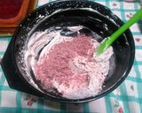 A picture of step 7 of Red Passion Cake.
