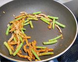 味噌四季豆肉絲的食譜步驟4照片