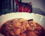 A picture of step 5 of Allahabadi dum aloo curry.