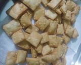 A picture of step 8 of Khurma (Assamese Sweet Snack).