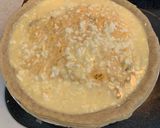 A picture of step 3 of Bacon /Ham/Cream Cheese Quiche.