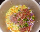 A picture of step 3 of Samosa fillings.