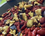 Foto del passaggio 3 della ricetta SFORMATO DI MIGLIO, MELANZANE E FAGIOLI ROSSI