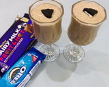A picture of step 3 of Oreo and Banana Shake.