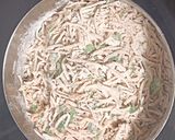 A picture of step 2 of Veg. Jowar Pancake.
