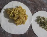 A picture of step 4 of Vegetable and noodles momos.