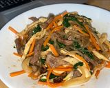 Hình bước làm 6 của món Japchae