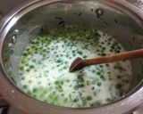 Zöldborsófőzelék (sült császárszalonnával) recept fázis 4 fotója