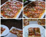 Foto del paso 4 de la receta Coca de verdura con anchoas la masa en thermomix