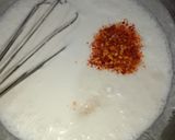 A picture of step 2 of Lauki ka raita.