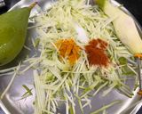 A picture of step 1 of Instant raw mango pickle.