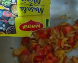 A picture of step 4 of Boiled veg rice.