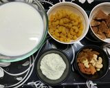 A picture of step 1 of Pasta Kheer with Nolen Gur.