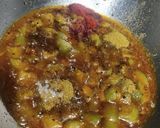 A picture of step 4 of Galka besan ganthiya sabji.