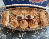A picture of step 5 of Eid Maamoul with Cream Cheese.