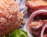 A picture of step 2 of Simple jollof rice with peppered chicken 1.