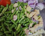लोबिया की सूखी सब्जी रेसिपी चरण 1 फोटो