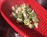 Une image de l'étape 9 de Pommes grenailles au chou romanesco et dulce.