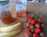 Foto del paso 1 de la receta: Batido de fresas y plátano con bebida de avena