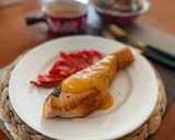 Hình bước làm 3 của món Cà tím xào ớt chuông 🫑 🍆
