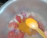 A picture of step 1 of Palak chicken.
