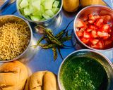 A picture of step 7 of Mix grain baati and no onion garlic dal.