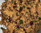 A picture of step 3 of Paneer potato paratha.