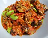 Foto langkah ke 4 dari resep Balado ati ampela pete.
