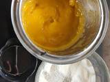 मैंगो सूजी केक(mango suji cake recipe in hindi)