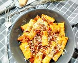 Foto del paso 8 de la receta: Rigatoni con carne picada sabor chorizo en salsa de tomate