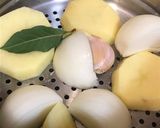 Foto del paso 3 de la receta: Verduras al vapor con "all i oli" (ajo y aceite)