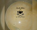 A picture of step 3 of Home made condensed milk.