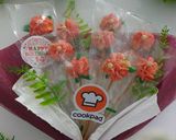 Foto langkah ke 8 dari resep Buket Kukis Semprit Tanpa Telur (Eggless Bouquet Cookies)🌺.
