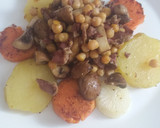 Foto del paso 4 de la receta: Ensalada templada de pato y garbanzos