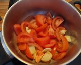 A picture of step 2 of Chipotle Noodle Soup (335kcal).