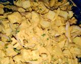 A picture of step 3 of Double fried Pakoray.