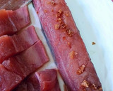 Foto del paso 3 de la receta: Solomillo de bonito del Mediterráneo al punto con arroz marinado