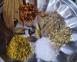 A picture of step 1 of Beef yakhni pulao biryani.