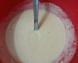 A picture of step 1 of Chinese moong daal role.