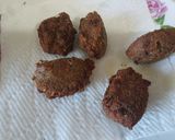 Foto del paso 5 de la receta: Frituras de frijoles chinos, chorizo y queso